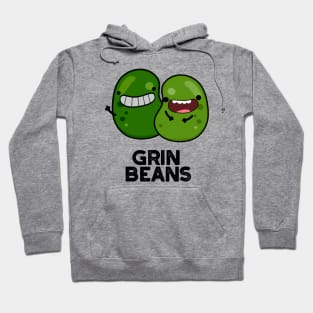 Grin Beans Funny Smiley Bean Pun Hoodie